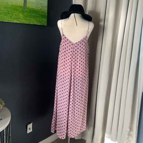 Zara Pink Polka Dots Dress Size XS - Picture 7 of 11